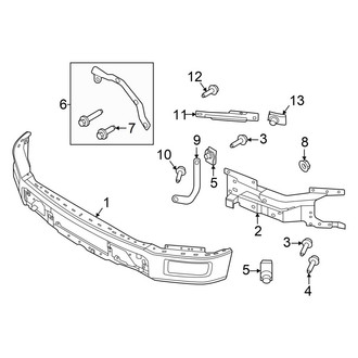 Ford OE - Front Bumper - Bumper & Components (W/O Modular Bumper and Mounts), (Tremor)
