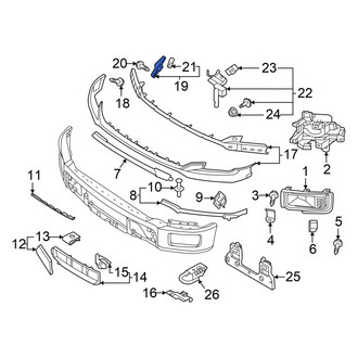 Ford OE - Front Left Bumper Cover Reinforcement