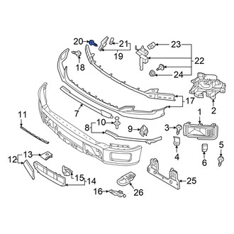 Ford OE - Bumper Cover Reinforcement Bolt