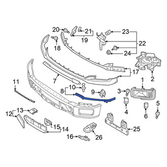 Ford OE - Front Left Upper Valance Panel