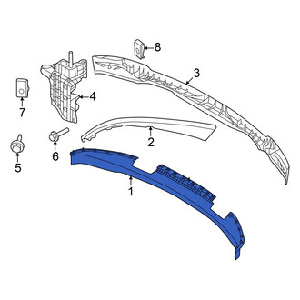 Ford OE - Front Radiator Support Air Deflector