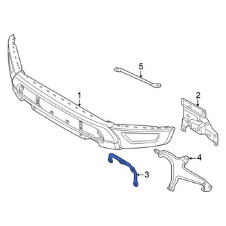 Ford OE - Front Left Inner Bumper Face Bar Bracket