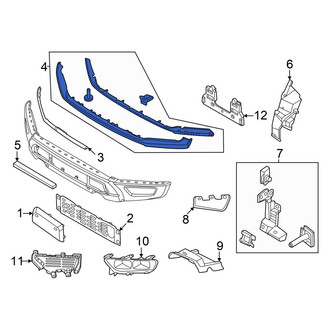 Ford OE - Front Upper Bumper Trim