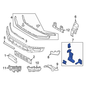 Ford OE - Front Right Radiator Support Air Duct