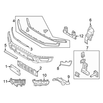 Ford OE - Front Bumper - Exterior Trim (W/O Modular Bumper), (Raptor)