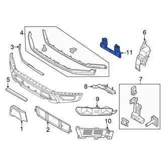 Ford OE - Front License Plate Bracket