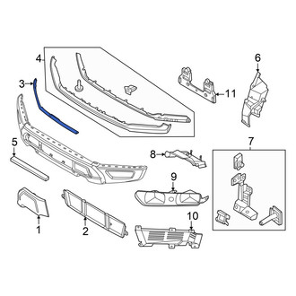 Ford OE - Front Right Lower Bumper Trim