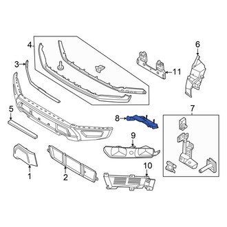 Ford OE - Front Right Tow Hook Cover