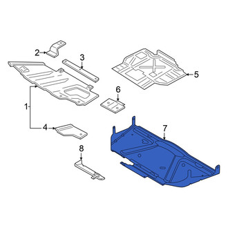 Ford OE - Front Floor Pan Splash Shield