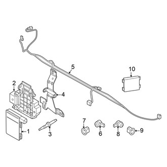 Ford OE - Front Bumper - Electrical Components (W/O Modular Bumper), (Raptor)