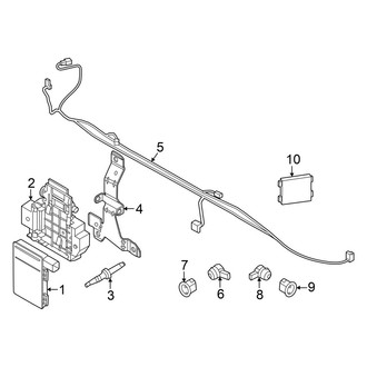 Ford OE - Front Bumper - Electrical Components (With Modular Bumper), (Raptor)