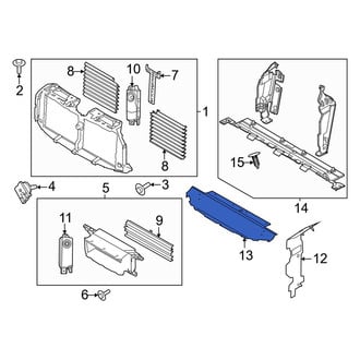 Ford OE - Front Lower Radiator Support Air Deflector