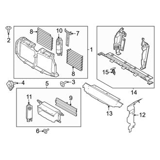 Ford OE - Radiator Support - Splash Shields