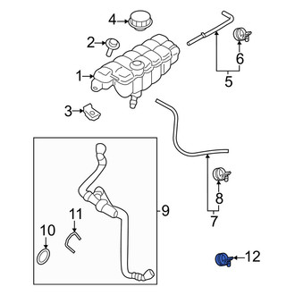 Ford OE - Exhaust Gas Recirculation (EGR) Tube Clamp