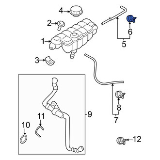 Ford OE - Exhaust Gas Recirculation (EGR) Tube Clamp