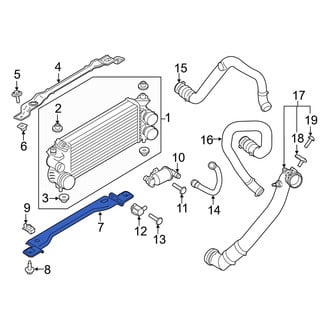 Ford OE - Lower Intercooler Bracket