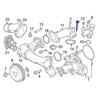 Ford OE - Engine Coolant Outlet Housing Bolt