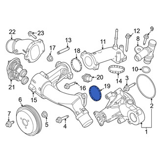 Ford OE - Engine Coolant Thermostat Housing Gasket