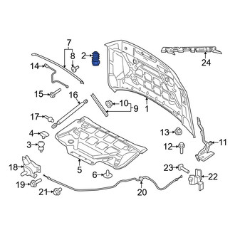 Ford OE - Front Hood Stop Buffer