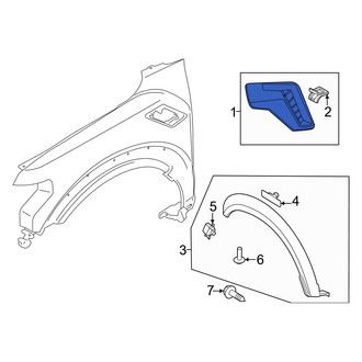 Ford OE - Front Left Fender Insert Emblem