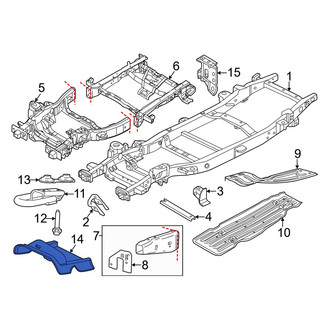Ford OE - Front Left Tow Hook Cover