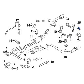Ford OE - Exhaust System Hanger Bracket