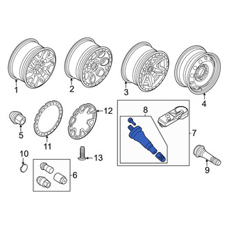 Ford OE - Tire Pressure Monitoring System (TPMS) Valve Stem