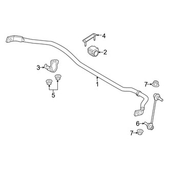 Ford OE - Front Suspension - Stabilizer Bar & Components (Raptor)