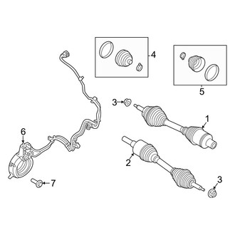 Ford OE - Front Suspension - Drive Axles (Raptor)