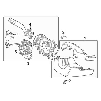 Ford OE - Steering Column - Shroud, Switches & Levers (Raptor)