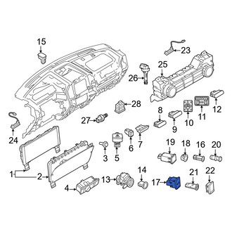 Ford OE - Rear 12 Volt Accessory Power Outlet