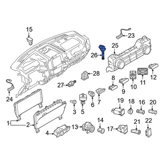 Ford OE - Front Sun Load Temperature Sensor