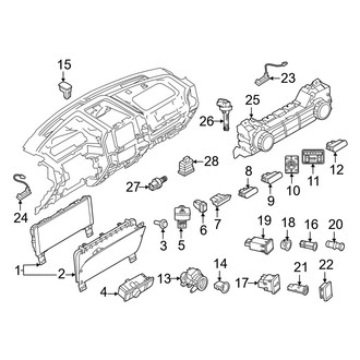 Ford OE - Instrument Panel - Cluster & Switches (Raptor)