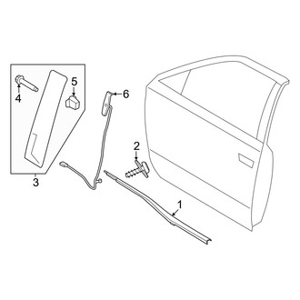 Ford OE - Front Door - Exterior Trim (Raptor)