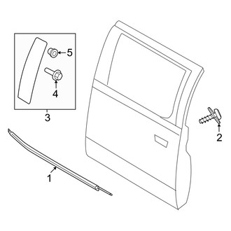 Ford OE - Rear Door - Exterior Trim (Raptor)
