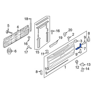 Ford OE - Rear Right Tailgate Hinge