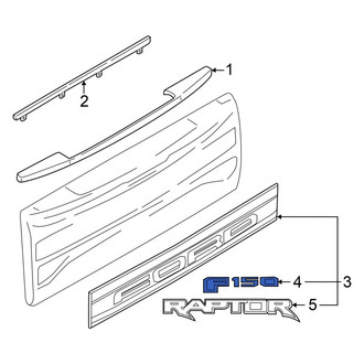 Ford OE - Rear Tailgate Emblem