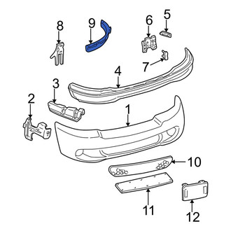 Ford OE - Front Left Bumper Cover Spacer Panel
