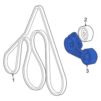 Ford OE - Accessory Drive Belt Tensioner Assembly