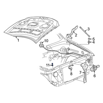 Ford OE - Front Hood Stop Buffer