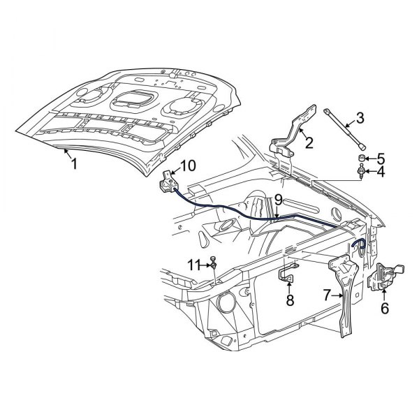 Hood Release Cable