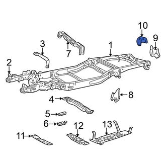 Ford OE - Rear Left Bumper Face Bar Bracket