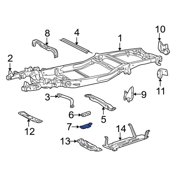 Torsion Bar Mount Bracket