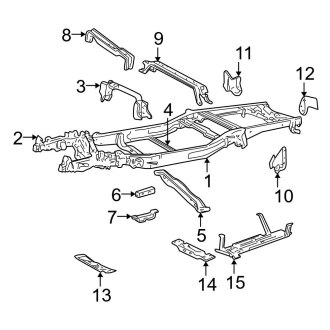 1997 Ford F-250 OEM Chassis Frames & Body Parts — CARiD.com