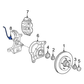 Ford OE - Front Right ABS Wheel Speed Sensor