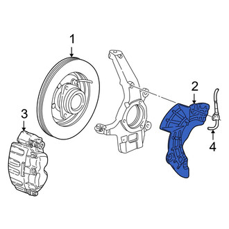 Ford OE - Front Right Brake Dust Shield