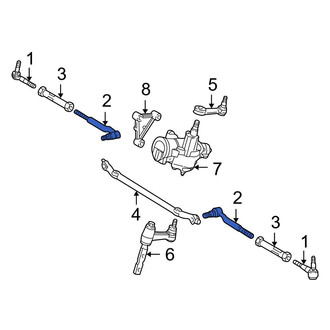 Ford OE - Right Inner Steering Tie Rod End
