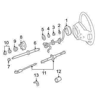 Ford OE - Steering Column - Shaft & Internal Components (With Tilt Wheel)