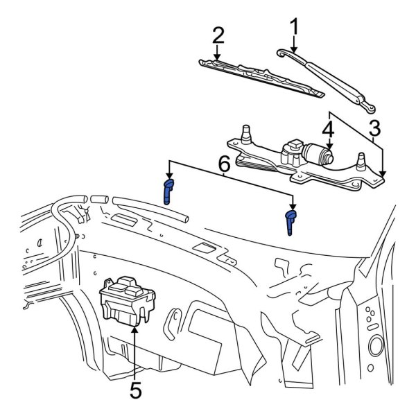 Windshield Washer Nozzle