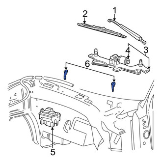 Ford OE - Front Windshield Washer Nozzle
